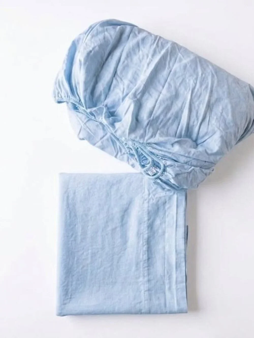 Brooklinen Premium Light Blue King Sheet Set (1 Fitted & 1 Flat Sheet) – NO SHAM